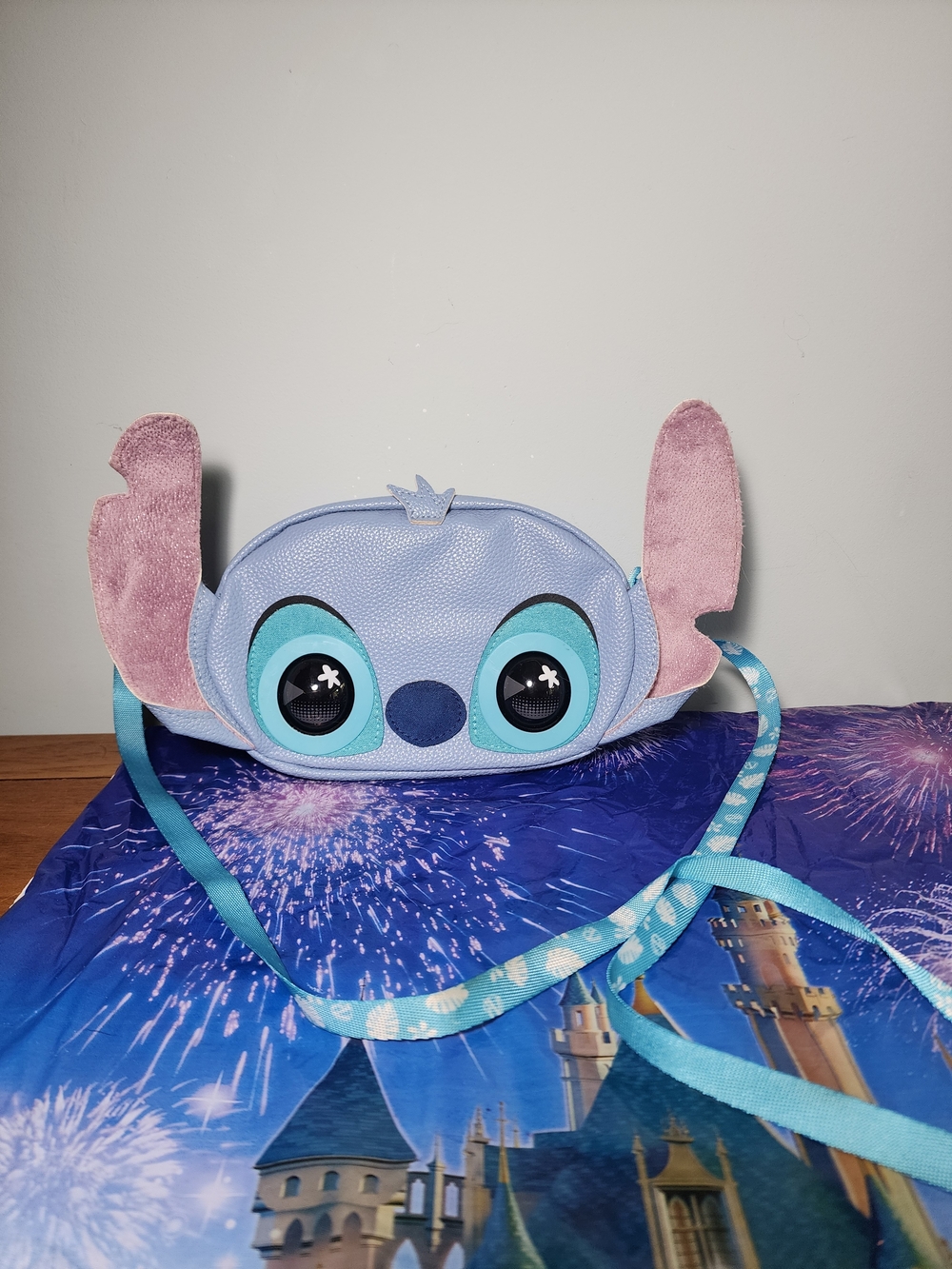 Disney Stitch Interactive Bag 30+ Sounds Tested WORKS